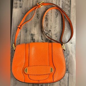 Marc Jacob’s Orange Leather crossbody Bag. Excellent condition!